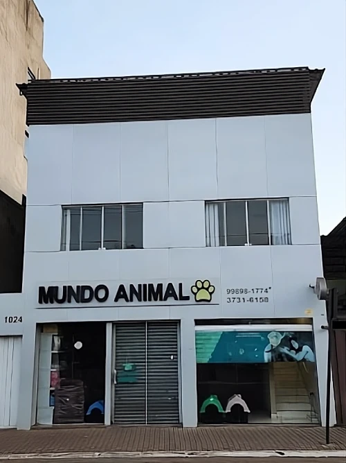 Fachada da Clínica Veterinária Mundo Animal